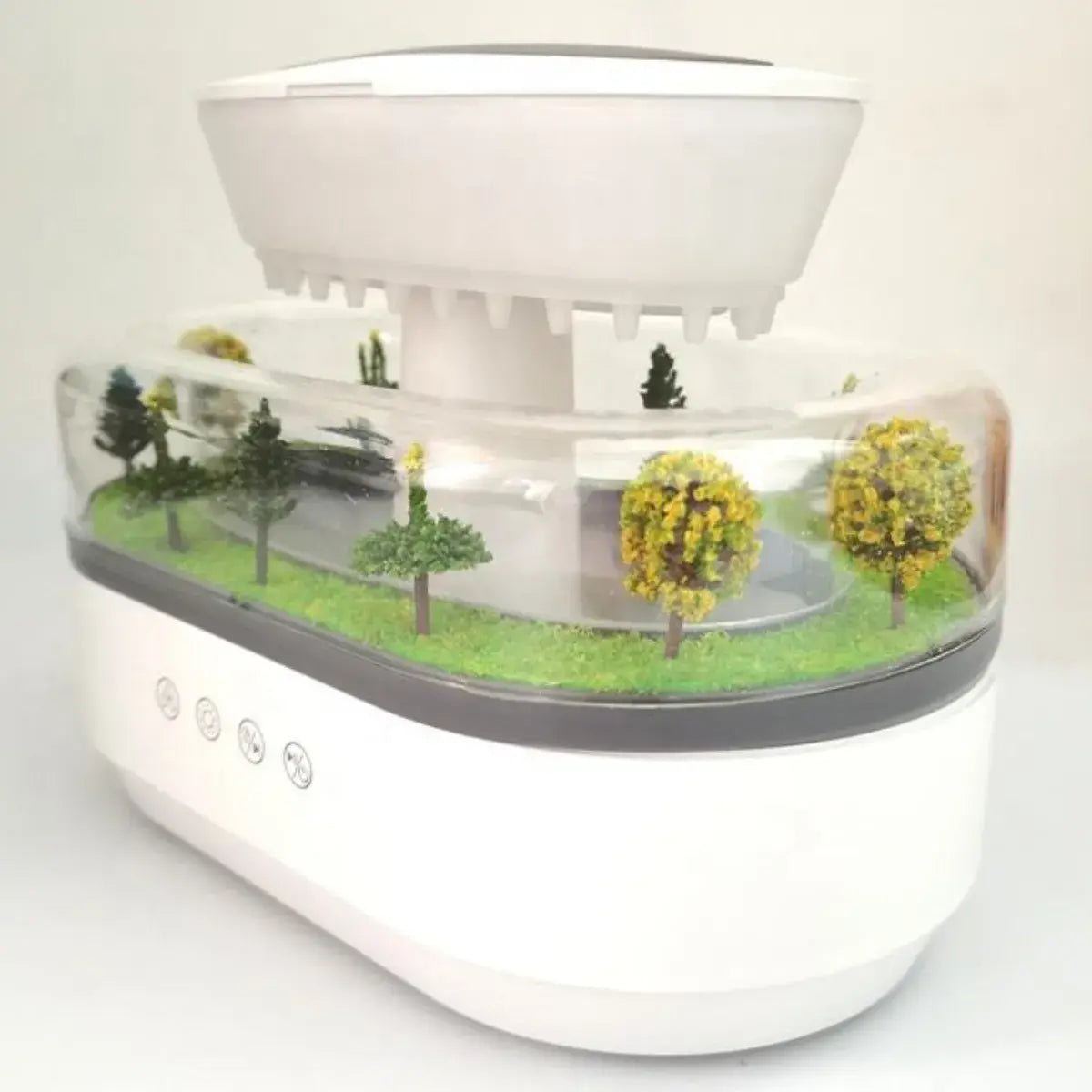 PureRain™ - 心地よい雨音と香りで、都会の喧騒を忘れる「癒しの空間」を。