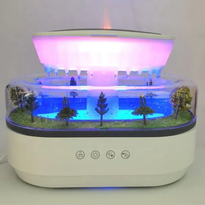 PureRain™ - 心地よい雨音と香りで、都会の喧騒を忘れる「癒しの空間」を。